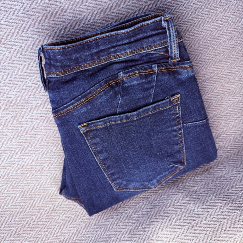 Angel Kiss Skinny Jeans Blue Denim High Rise Stretch Casual Everyday ~6